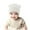 White, variant on Splozh Beanies for Babies Newborn Baby Fall and Winter Hats Boys and Girls Baby Bear Knitted Hats Coffee,3-36 Months