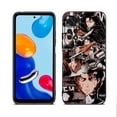 thumbnail image 5 of Funda de silicona negra Levi Ackerman para Xiaomi Redmi Note 12 + 11 11S 11T 11E 10 10T 5G 10S 9S 9 8T 7 6 Pro, 5 of 5