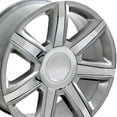 thumbnail image 5 of OE Wheels 9492015 Cadillac Escalade Style Replica Wheel Hyper Silver with Chrome, 5 of 5