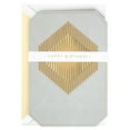 thumbnail image 2 of (2 pack) Hallmark Signature Birthday Card (Gold Diamonds), 2 of 7
