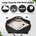 thumbnail image 4 of Weekender Bag Wedama para mujer, bolsa de viaje grande, color negro, 4 of 8