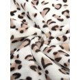 thumbnail image 7 of MODA NOVA Junior's Printed Long Sleeve Winter Flannel Pajama Sets Medium Leopard printed, 7 of 7