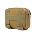 thumbnail image 2 of MOLLE Unisex Mini Riñonera Organizador de bolsillo Paquete de caza Bolsa de herramientas (Café), 2 of 5
