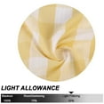 thumbnail image 5 of Haperlare 26"Wx36"L Kitchen Yellow and White Curtains Buffalo Plaid Gingham Short Cafe Tier Curtains Light Filtering Curtains for Bathroom, 2 Panels, 5 of 7