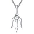 thumbnail image 5 of Colgante de tridente de Poseidón de acero inoxidable, collar con amuleto de la antigua Grecia para hombres, 3 piezas --- Código de producto 56289, 5 of 5