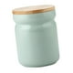 thumbnail image 5 of Tarro de café para galletas, recipiente de cerámica para cocina, recipiente para almacenar alimentos para verde 700ml, 5 of 9