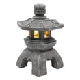thumbnail image 1 of Monstrate Lámpara de estatua de linterna de pagoda Luces de jardín con energía solar para camino de patio Decoración del hogar, 1 of 1