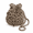 gray, variant on Handwoven Cotton Rope Crochet Mini Crossbody Bucket Bag, Hollow Out Mesh Straw Style Beach Purse with Drawstring Closure for Women's Vacation and Everyday Wear