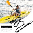 thumbnail image 1 of Correa De Paleta Correa elástica para remo de kayak Correa ajustable para remo (negro), 1 of 8