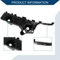 thumbnail image 5 of Unique Bargains Bumper Support Bracket Left Front Bumper Retainer Bracket Hold Mount No.BHN1500U1E for Mazda 3 2014-2018, 5 of 6