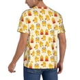 thumbnail image 2 of Rateoe Cute Chicken Pattern Men’s Baseball Short Sleeve Polo Shirt, Midweight Men's Shirt Golf Shirt Polo Shirts Quick Dry Short-3X-Large, 2 of 7
