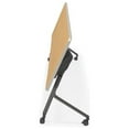 thumbnail image 5 of OFM Mesa Series Model 66182 23.5" x 71" Flip Nesting Training Table and Desk, Oak, 5 of 5