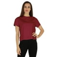 thumbnail image 1 of Inkmeso T-Shirt à Manches Courtes pour Femmes Épaules Tombantes Col Rond T-Shirts d'Été Décontractés, 1 of 7