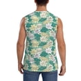 thumbnail image 4 of Balery Lotus Flower1 Camisetas sin mangas para hombre, absorbe la humedad y protege contra el mal olor.-3X-Large, 4 of 7
