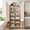 White-71inch, variant on 75" Tall Arched Storage Cabinet with Drawer, Farmhouse Kitchen Pantry with Charging Station, Microwave Stand and Adjustable Shelf, Coffee Bar Liquor Cabinet for Dining Room, Oak