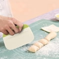 thumbnail image 5 of Shiogb Cake Dough Plastic Baking Scraper, Butter Cutter Spatula Tool, Dough Blender for Pastry Making, Kitchen Dining Bar Utensil for Mixing, Green, 5 of 9