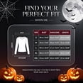 thumbnail image 6 of SHIXINCHIL Ribbed Knit Long Sleeve Shirts for Women Novelty Halloween T-shirt Slim Fit Casual Y2k Crop Tops Spooky Season Festive Tee Top Multicolor M, 6 of 8