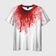 thumbnail image 3 of Funny Horror Halloween Bloody I'm fine T-shirts 3D Print Men Women Crew Neck Tee Fashion Unisex Streetwear Kids Short sleeve Top, 3 of 5