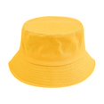 thumbnail image 2 of THDHVS Kids Hats,Solid Color Family Matching Bucket Hat Pure Cotton Breathable No Strap Casual Sun Hat for Baby Kids,Toddler Hat Yellow Free Size, 2 of 3