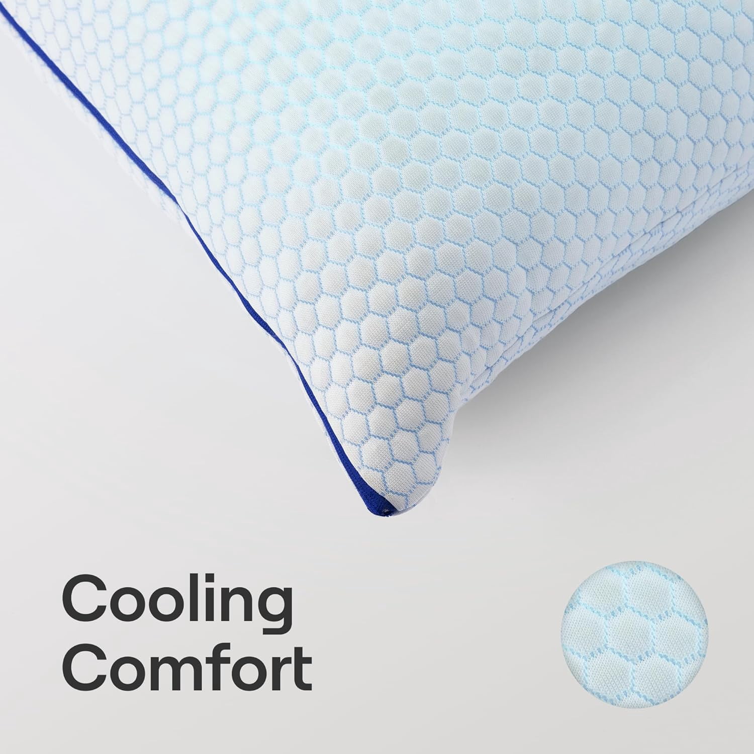 Nectar Tri-Comfort Cooling Pillow - Adjustable Support & Firmness - Cooling Cover - Pressure Relief - Helps Reduce Neck Pain - Premium Memory Foam & Microfiber Down Alternative