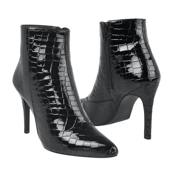 BOTINES BERLIN MUJER 800510-5 CHAROL NEGRO