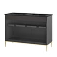 thumbnail image 4 of Modway Awaken 48" Double Sink Bathroom Vanity in Black Black, 4 of 7