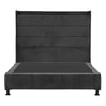 thumbnail image 1 of Box Base Cama Matrimonial + Cabecera Wing Trinity Gris Carbón, 1 of 8