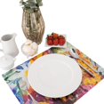 thumbnail image 2 of Manteles Individuales para Mesa, 4 pz Tapete Rectangular de Tela Fina Premium, Resistente e Impermeable, Medida 35 cm x 45 cm, 2 of 7