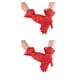 thumbnail image 4 of Guantes de encaje Minnieouse para niña accesorio de moda boda Rojo 2Conjunto, 4 of 6