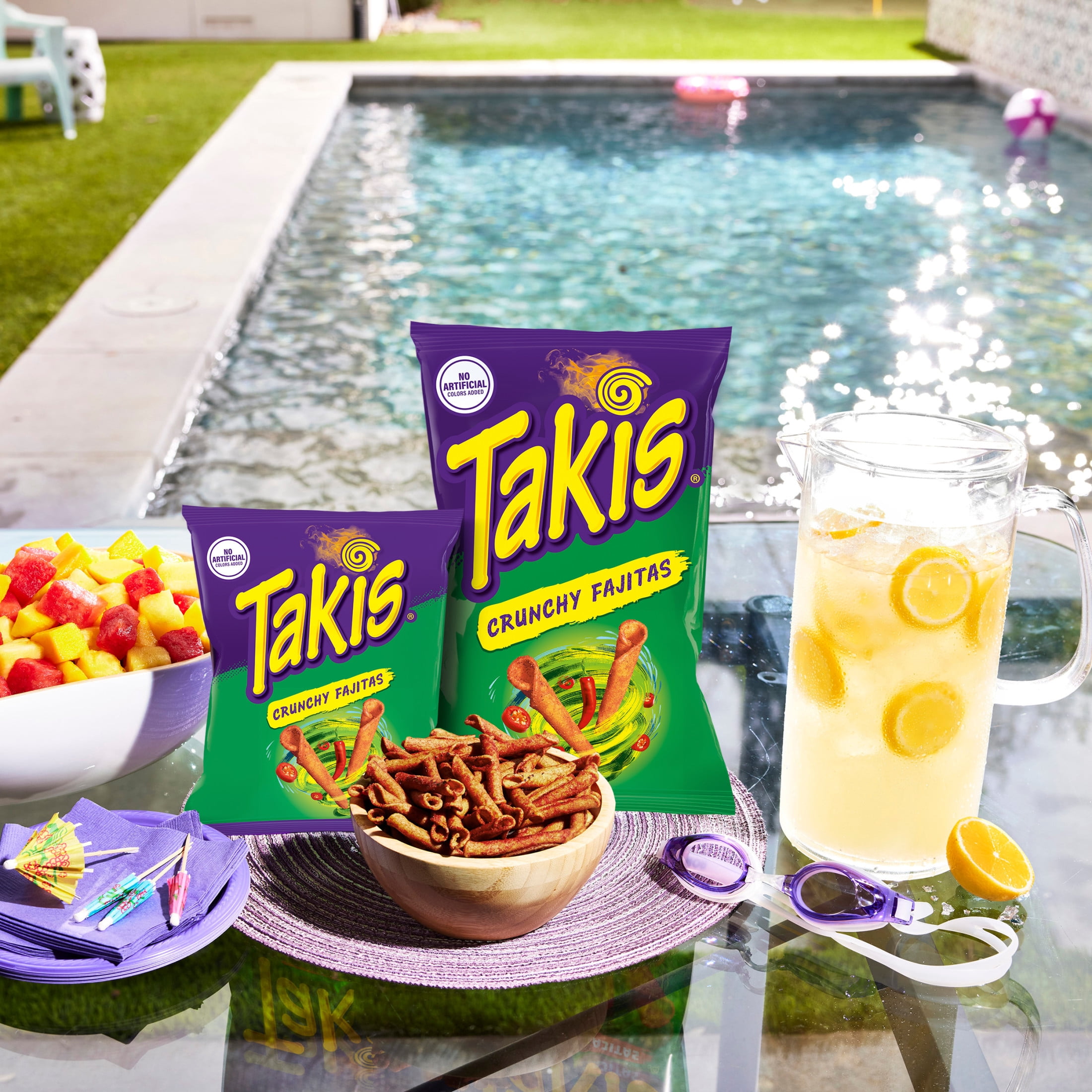 Takis Crunchy Fajitas 9.9 oz Sharing Size Bag, Fajita Rolled Tortilla Chips