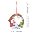 thumbnail image 3 of Gibobby Colgante de mimbre de la navideña, guirnalda colgante de mimbre circular de Navidad para puertas y ventanas de armario(C), 3 of 3
