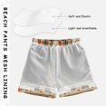 thumbnail image 3 of FORMRS Boys Swim Trunks Quick Dry Mesh Liner Boardshorts Sizes XS-XL, Fall Book Shelf, 3 of 7