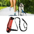 thumbnail image 4 of Dog Running Leash Waist Dog Leash Hands Free Dog Leash Detachable Zipper Bag Reflective Strip Design Hands Free Flexible Waist Dog Leash For WalkingRed, 4 of 8