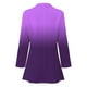 thumbnail image 5 of Gibobby Blazer de mujer casual Chamarra Casual de Manga Larga con Botones y Solapa para Mujer(Morado,M), 5 of 5