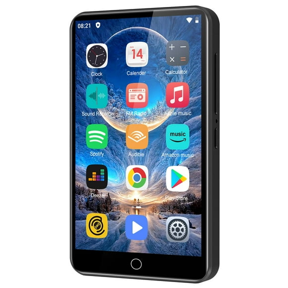 ZAQE 80GB MP3 Player with Bluetooth and WiFi, 4.0" Full Touchscreen Mp4 Mp3 Player with Spotify, Audible, Amazon Music, Android Music Player with Speaker, FM Radio, E-Book, Up to 512