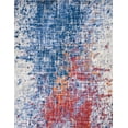 thumbnail image 2 of Nourison Twilight Abstract Red/Blue 9'9" x 13'9" Area Rug, (10x14), 2 of 6