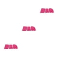 thumbnail image 3 of Rascador para hornear Bearachild 3 piezas Rosa roja reutilizable decoración de pasteles, 3 of 6