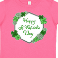 thumbnail image 4 of Inktastic Happy St. Patrick's Day Clovers Boys or Girls Toddler T-Shirt, 4 of 5