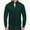 Green, variant on Men Hoodless Sweatshirts Solid Color Long Sleeve Clothes Cardigan Zip Up Jacket High Neck Lightweight Tops Office Workout Sweatshirt for Man Black,2XL