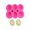 6 small abalones, variant on Silicone Fondant Mold for Cake Decorating and Sea Cucumber/Abalones Shaped Dessert Mould Flexible Kitchen Tool