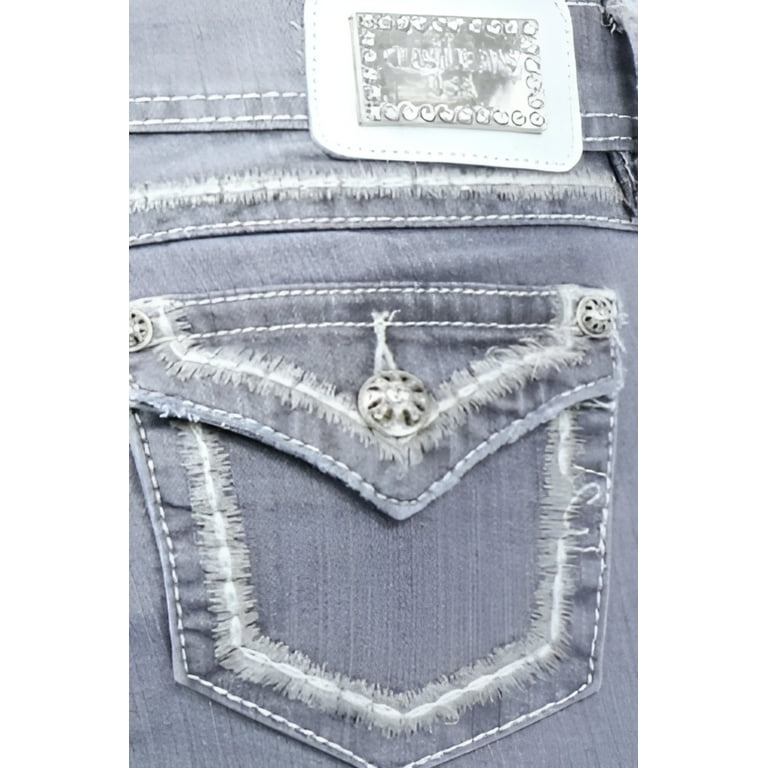 CLASH Long Boot Casual Jeans for Women, Denim Stretch CLASH Long Boot Casual Jeans for Women, Denim Stretch