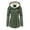 Armée Verte, variante sur Manteau Doudoune Épais pour Femmes Manteau d'Hiver à Manches Longues Parka en Molleton Duveteux Manteau Décontracté à Capuche Pardessus avec Poches