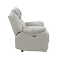 thumbnail image 6 of OakvillePark Orinthal Faux Leather Power Reclining Chair with LED and Charging Ports, Gray, 6 of 17