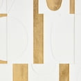 thumbnail image 4 of 30" x 39" Geometric Shape Abstract Framed Wall Art with Gold Accents, by DecMode, 4 of 9