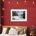 thumbnail image 3 of Stupell Industries Rustic Lodge Way Up North Landscape Gray Framed Print Under Glass, 23 x 17, by Petals Prints Design, 3 of 8