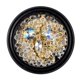 thumbnail image 1 of Culet Glitter AB Drill Nail Art Decoration Zipper Chain Rhinestone Beads Maniture HZ14, 1 of 1