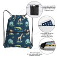 thumbnail image 3 of Naloa Tropical Animals Drawstring Backpack String Bag Cinch Water Resistant for Gym Shopping Sport Yoga, 3 of 6