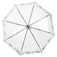 thumbnail image 2 of Transparent Folding Umbrella Automatic Umbrella for Home Use, 2 of 4