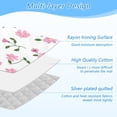 thumbnail image 4 of Ironing Mat Portable Ironing Blanket for Table Top Travel Ironing Pad for Washer Dryer 27.6" x 47.2" Cute Pink Flower Pattern, 4 of 6