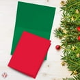 thumbnail image 3 of Holiday Christmas Greeting Cards - 25 Red & 25 Green Blank Greeting Cards with 50 White Envelopes - Card Size 4 x 6 inches When Folded - Envelopes Size A6, 3 of 6